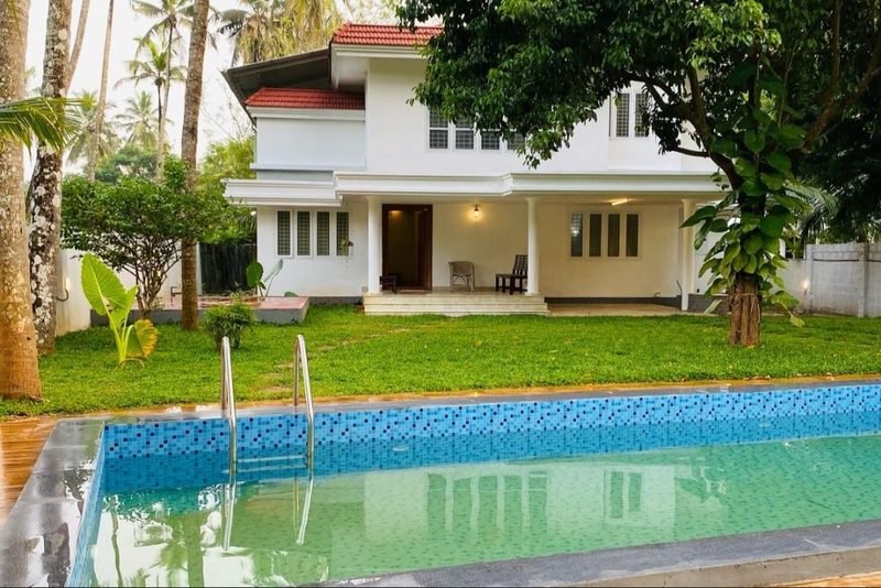 Vrindavan Wedding Home with pool near Guruvayur